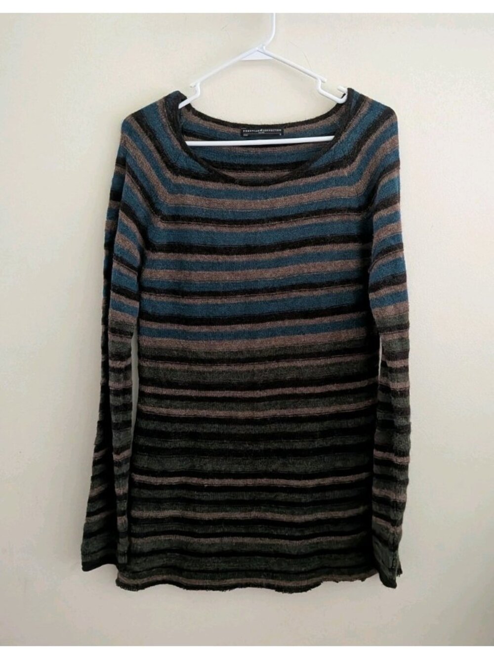 Peruvian Connection Sweater Dress Women’s M Alpaca Blend Multicolor Boho Knit